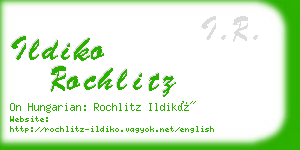 ildiko rochlitz business card